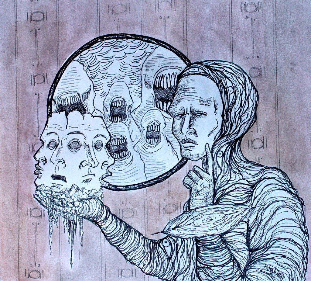 Abrí la oscuridad como un portafolio…