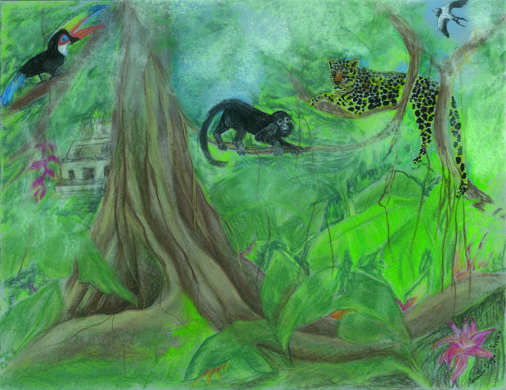 Atardecer en Bonampak