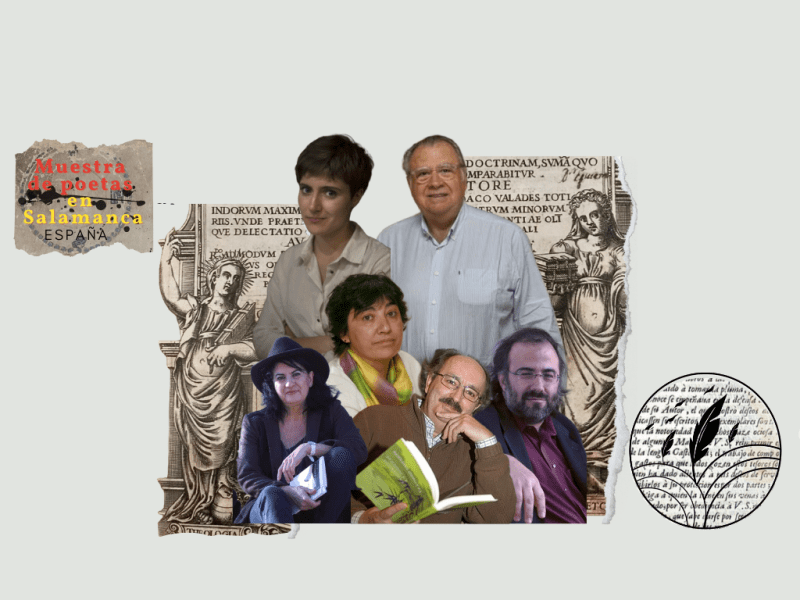 Altar de piedras bronceadas. Muestra de Poetas en&nbsp;Salamanca