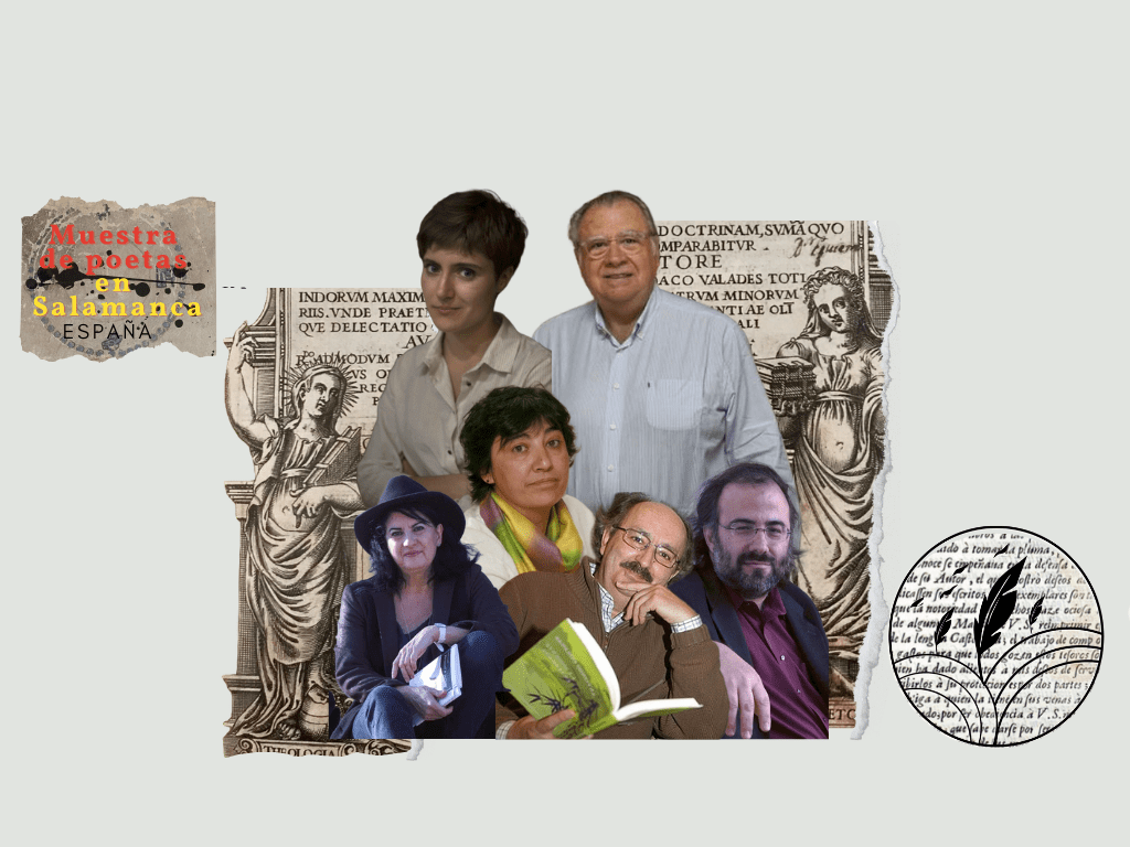 Altar de piedras bronceadas. Muestra de Poetas en&nbsp;Salamanca